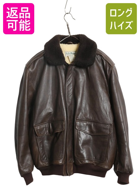 楽天市場】【USA製/80s】L.L.Bean【A-2 レザー フライト