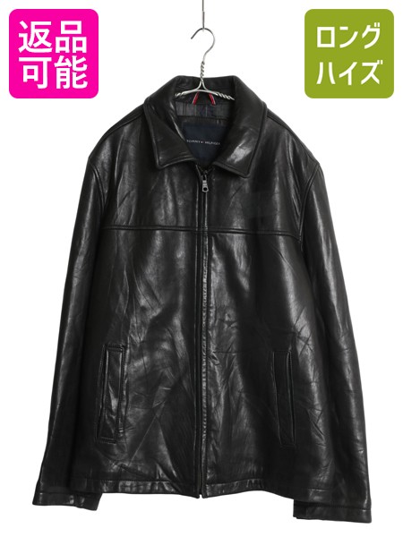 楽天市場】90s オールド □ トミーヒルフィガー 本革 レザー