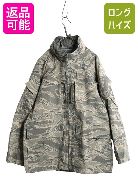 デッドストック 米軍実物 APECS デジタル タイガーカモ 迷彩 ゴアテックス ジャケット MEDIUM REGULAR / 新品 ミリタリー USAF ABU ECWCS| 未使用品 09年製 GORETEX 軍物 エアフォース プロパー アーミー エクワックス マンパ マウンテンパーカー ミリタリージャケット