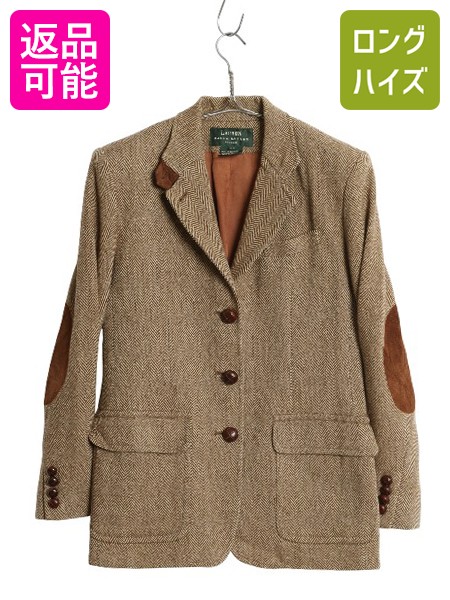 楽天市場】90s LAUREN ラルフローレン ツイード テーラード ジャケット