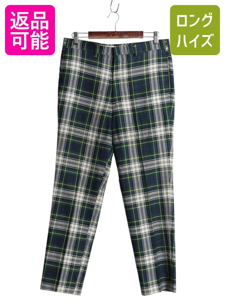 楽天市場】50s ビンテージ □ チェック ヘビー ウール スラックス