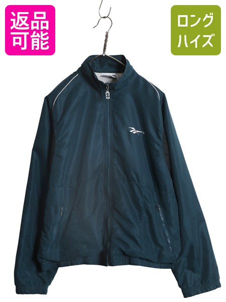 メンズ　Reebok XLジャケット 黒/青/白 メンズ Reebok XLジャケット 黒/青/白 メンズ Reebok XLジャケット 黒