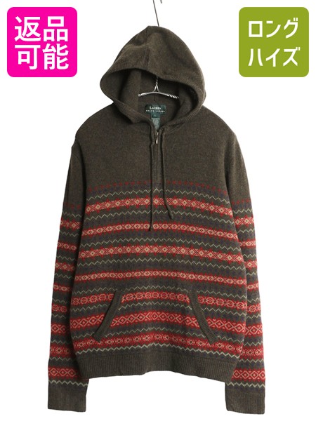 楽天市場】90s LAUREN ラルフローレン フルジップ コットン ニット