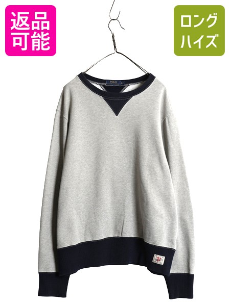 楽天市場】人気 黒 □ POLO ポロ ラルフローレン 前V スウェット