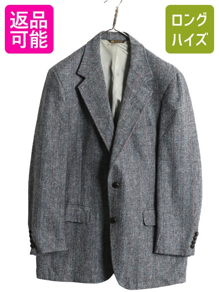 楽天市場】90s イギリス製 ハリスツイード テーラード ジャケット