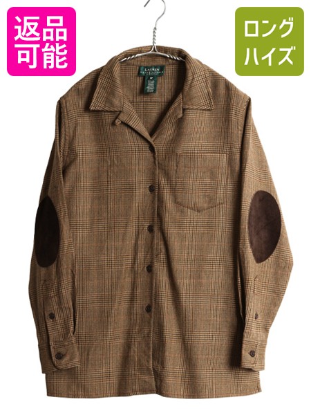 楽天市場】90s ラルフローレン ループ留め オープンカラー 長袖 シャツ