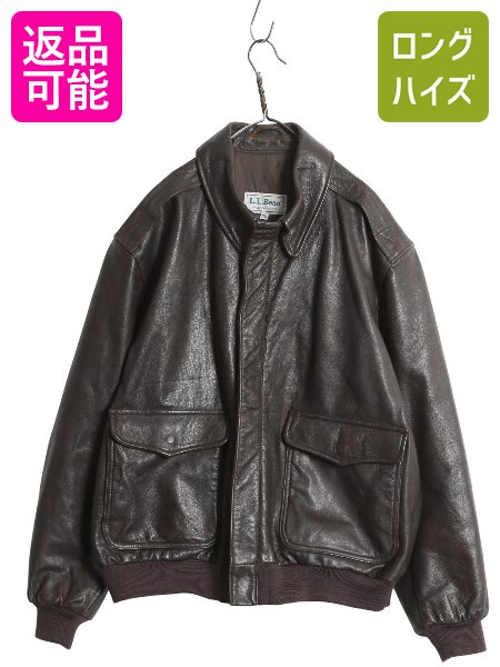 楽天市場】60s 筆記体タグ ☆ エルエルビーン 本革 レザー G-1 タイプ