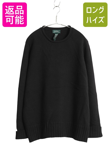 楽天市場】90s LAUREN ラルフローレン タートルネック ケーブル ニット