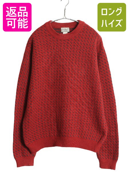 楽天市場】□ LLBEAN エルエルビーン フェアアイル 総柄 コットン 長袖