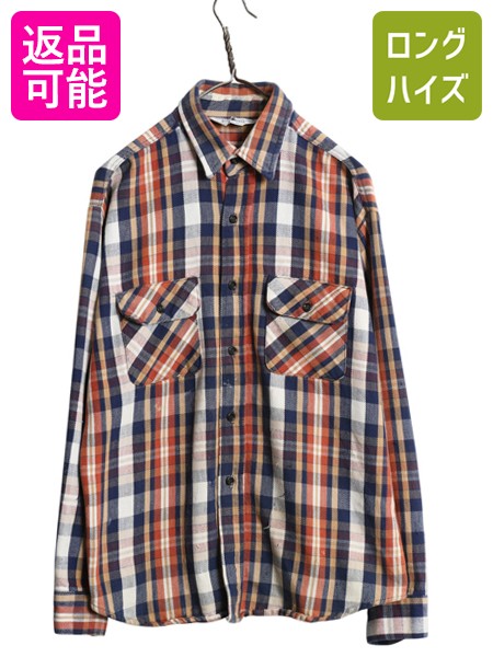 楽天市場】70s USA製 FROSTPROOF チェック ヘビー フランネル シャツ M