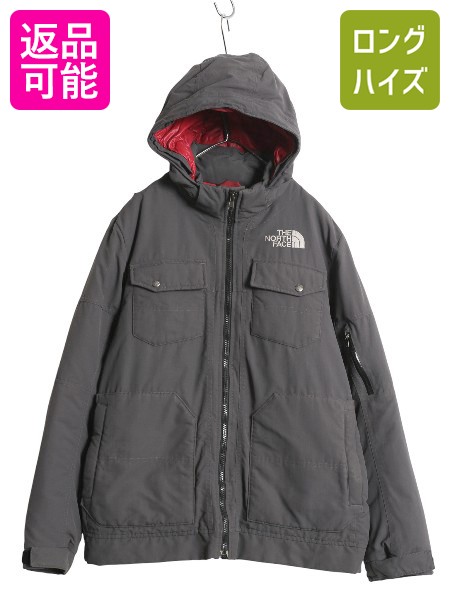 ノースフェイス ダウン ジャケット メンズ L / アウトドア 脱着 フード HYVENT フルジップ ナイロン ハイネック ブルゾン ジャンパー 濃灰 楽天市場】【4/30 30名限定1000円OFF×P4倍!】 ノースフェイス ダウン
