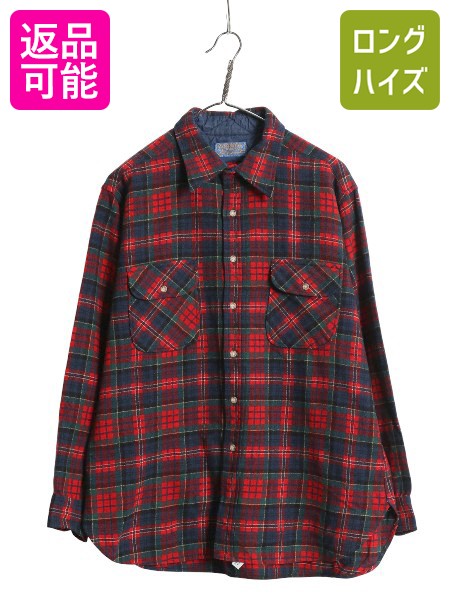 楽天市場】50s USA製 ビンテージ □ ペンドルトン チェック ループ留め