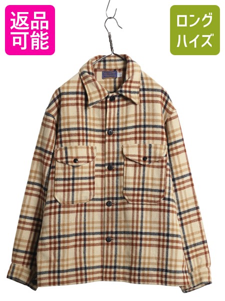 楽天市場】70s USA製 ペンドルトン チェック ウール CPO シャツ