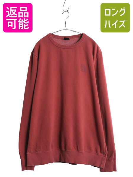【4/12 24h限定777円OFFクーポン!】 ノースフェイス プリント スウェット メンズ XL / アウトドア トレーナー 裏起毛 プルオーバー クルーネック ヘビーウェイト 大きいサイズ| 古着 中古 The North Face スエット スウェットシャツ スウェットトレーナー ロゴスウェット ワ