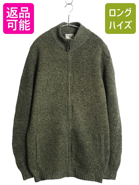 楽天市場】80s USA製 エルエルビーン フルジップ ニット セーター