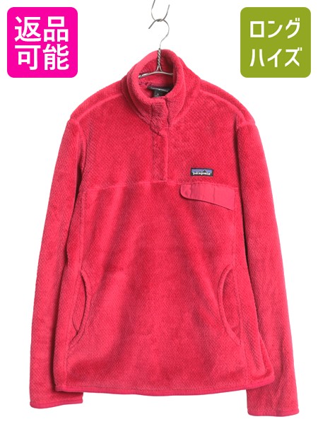 【4/12 24h限定777円OFFクーポン!】 パタゴニア リツール スナップT プルオーバー ジャケット レディース М / 15年製 フリース アウトドア ブルゾン ハイネック シンプル ボア| 古着 中古 Patagonia フリースジャケット ジャンパー パイル 毛足 POLARTEC ポーラテック 胸ポ