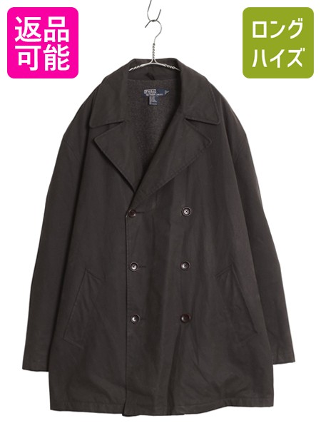 楽天市場】90s ポロ ラルフローレン ウール ハーフ コート メンズ M
