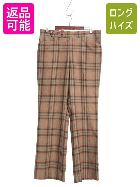 50s〜60s ウールギャバジン スラックス ブラウン 2タック 楽天市場】50's 60's ビンテージ ☆ 2タック ウール ギャバジン カスリ
