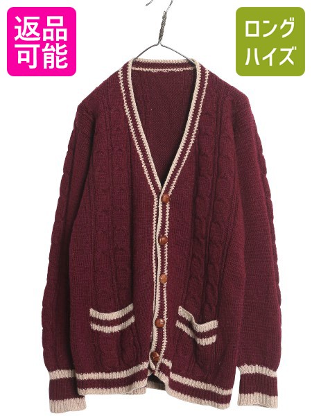 楽天市場】50s 60s ☆ ノルディック ウール カウチン セーター メンズ