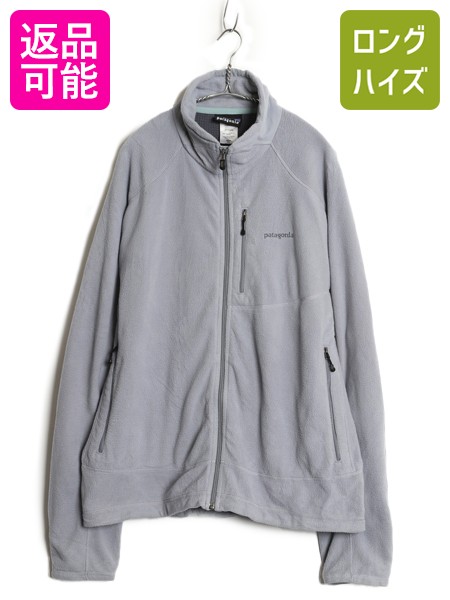【7/22 400円OFFクーポン&times;ポイント5倍】 パタゴニア ライトウエイト R4 ジャケット メンズ XL / 06年製 ボア パイル フリース ジャンパー ブルゾン レギュレーター 大きいサイズ 灰| 古着 中古 PATAGONIA アウトドア フルジップ フリースジャケット ボアジャケット ポーラ｜古着ヴィンテージショップLong his 15,246円