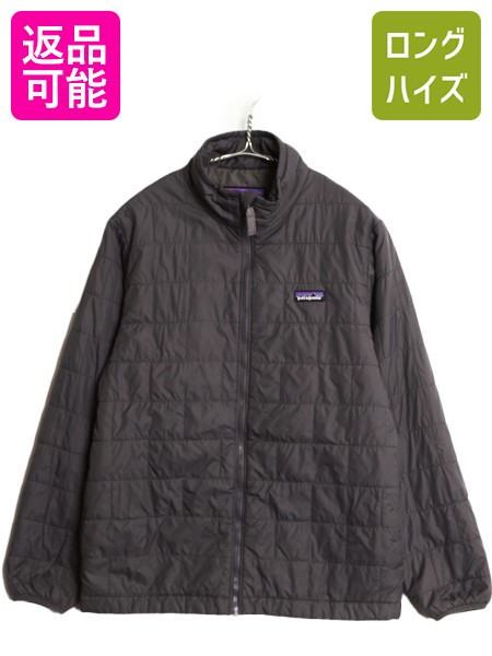 【7/24 400円OFFクーポン×P5倍】 パタゴニア ナノ パフ ブリック キルト ジャケット キッズ XL 155cm 程 古着 22年製 中綿 ナイロン キルティング フルジップ パッカブル 灰| 古着 中古 Patagonia アウトドア 中綿ジャケット キルティングジャケット ナイロンジャケット ブ|古着ヴィンテージショップLong his