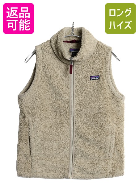 【7/22 400円OFFクーポン×ポイント5倍】 パタゴニア ロスガトス ベスト ガールズ XL レディース XS 程 16年製 ハイ パイル フリース ボア 重ね着 フルジップ アウトドア ハイネック| 古着 中古 Patagonia ハイネック フリースベスト ノースリーブ ジレ パイルベスト ボアベ|古着ヴィンテージショップLong his