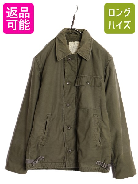 楽天市場】80s 米軍実物 USN ネイビー A-2 デッキ ジャケット メンズ S 
