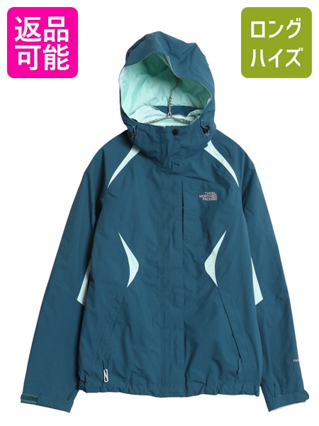 US企画 ノースフェイス HYVENT マウンテンパーカー ジャケット レディース XS アウトドア ナイロン マンパ ブルゾン ジャンパー フルジップ| 古着 中古 日本未発売 The North Face ハイネック ナイロンジャケット マウンテン パーカー スキー スノーボード グリーン 緑 USED