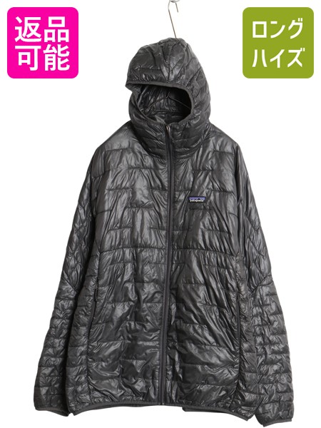 【7/24 400円OFFクーポン&times;ポイント5倍】 パタゴニア マイクロ パフ フーディ メンズ XL / 17年製 中綿 キルティング ジャケット ジャンパー パッカブル パーカー 大きいサイズ 灰| 古着 中古 Patagonia アウトドア フルジップ ブルゾン 中綿ジャケット キルティングジャケ｜古着ヴィンテージショップLong his
