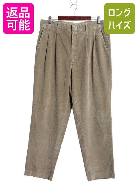 Eddie Bauer 太畝コーデュロイパンツ 2タック ブラウン 古着 楽天市場】【6/9 最大半額×店内ポイント5倍!】 90s エディーバウアー
