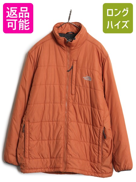 【4/12 24h限定777円OFFクーポン!】 ノースフェイス 中綿 キルティング ナイロン ジャケット メンズ XL アウトドア ジャンパー ブルゾン フルジップ ハイネック 大きいサイズ| 古着 中古 The North Face 中綿ジャケット キルティングジャケット ナイロンジャケット ワンポイ