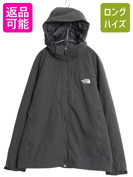 【7/24 400円OFFクーポン&times;ポイント5倍】 ノースフェイス 中綿 ソフトシェル マウンテン パーカー ジャケット メンズ XL / ナイロン アウトドア フルジップ マンパ 大きいサイズ 灰| 古着 中古 The North Face ジャンパー ブルゾン ハイネック ナイロンジャケット マウンテ｜古着ヴィンテージショップLong his