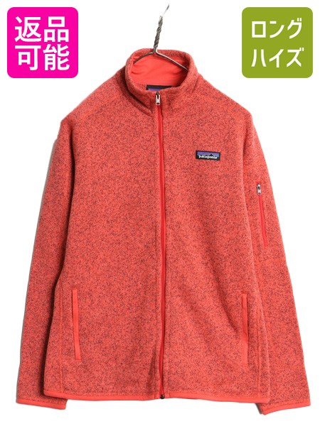 【4/18 ご愛顧感謝デーポイントUP!】 パタゴニア ベターセーター ジャケット レディース M 古着 18年製 フリース セーター ブルゾン フルジップ アウトドア シンプル ジャンパー| 中古 Patagonia フリースジャケット ニット ハイネック ジップアップ 裏起毛 前開き ワンポイ