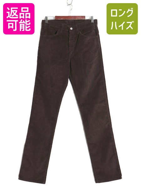 【4/15 25名様限定1000円OFFクーポン】 デッドストック 80s USA製 リーバイス 519 コーデュロイ パンツ メンズ 33 36 / ヴィンテージ スリム ストレート 細畝 コーズ 42 TALON 茶| 新品 未使用品 80年代 Levi's Levis アメリカ製 ビンテージ コーデュロイパンツ ボトムス ス