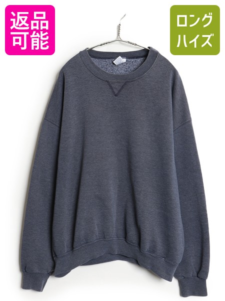 楽天市場】00s ラッセル 無地 前V スウェット メンズ レディース XL 00