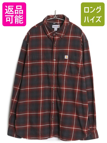 楽天市場】CARHARTT カーハート チェック柄 長袖 シャツ ネルシャツ