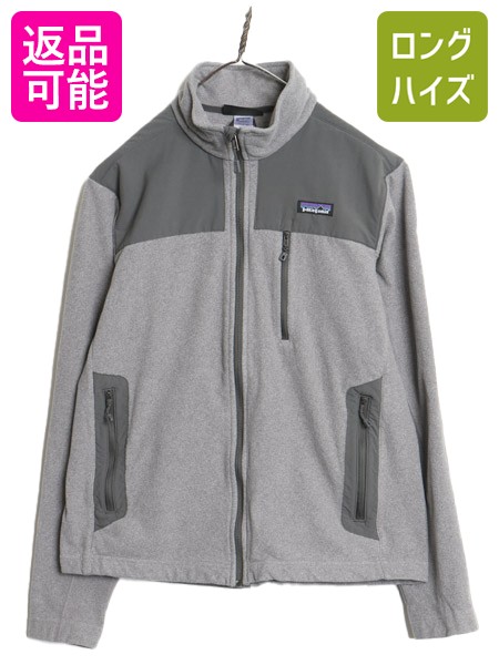 【4/9 最大半額セール×ポイント5倍】 パタゴニア シーダーズ ジャケット メンズ M / 13年製 フリース フルジップ ジャンパー ハイネック アウトドア ブルゾン ツートン シンプル| 古着 中古 Patagonia フリースジャケット ジップアップ ワンポイント ロゴ刺繍 ポケット付き