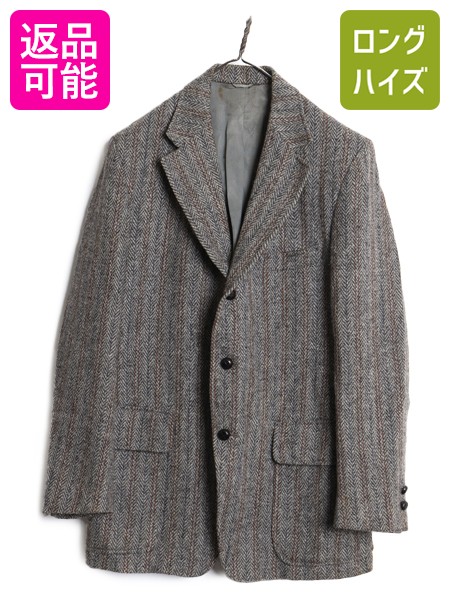 楽天市場】60s USA製 ハリスツイード テーラード ジャケット メンズ L