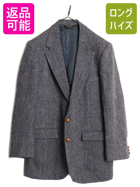 楽天市場】80s USA製 □ ハリスツイード 本革 エルボーパッチ