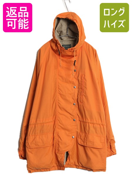 【4/9 最大半額セール×ポイント5倍】 80s 90s ★ ポロカントリー ラルフローレン マウンテン パーカー メンズ L / 古着 ヴィンテージ ジャケット マンパ ハーフ丈 無地 オレンジ| 中古 80年代 90年代 80's 90's オールド POLO COUNTRY 当時物 RALPH LAUREN アウトドア ジャ