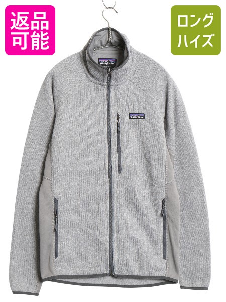 【4/12 24h限定777円OFFクーポン!】 パタゴニア パフォーマンス ベターセーター メンズ S / 18年製 フルジップ フリース ジャケット ハイネック ブルゾン アウトドア グレー| 古着 中古 Patagonia フリースジャケット ニット セーター ジャンパー ストレッチ ジップアップ 10,296円