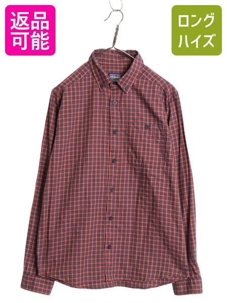 【4/10 30名様1000円OFF×最大半額!】 パタゴニア ヴョサ リバー オーガニック ピマ コットン ボタンダウン シャツ メンズ M / 18年製 アウトドア 長袖シャツ チェック ゆったり| 古着 中古 Patagonia コットンシャツ カジュアルシャツ チェックシャツ ボタンダウンシャツ B