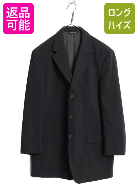 【4/12 24h限定777円OFFクーポン!】 00\'s USA製 ブルックスブラザーズ テーラード ジャケット メンズ L 程 オールド ブレザー サマー ウール トラッド シンプル きれいめ 濃紺 | 古着 中古 00s 00年代 Brooks Brothers アメリカ製 ユニオンメイド 3ボタン テーラードジャケ
