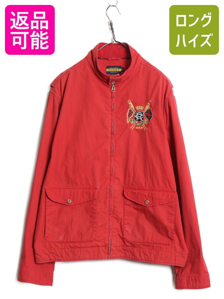 【7/24 400円OFFクーポン×ポイント5倍】 ラグビー ラルフローレン フルジップ スイングトップ ジャケット メンズ XL ポロ コットン ナイロン ハイネック ワンポイント 大きいサイズ| 古着 中古 RUGBY POLO RALPH LAUREN ハリントン ジャンパー ワンポイント ゆったり シン|古着ヴィンテージショップLong his