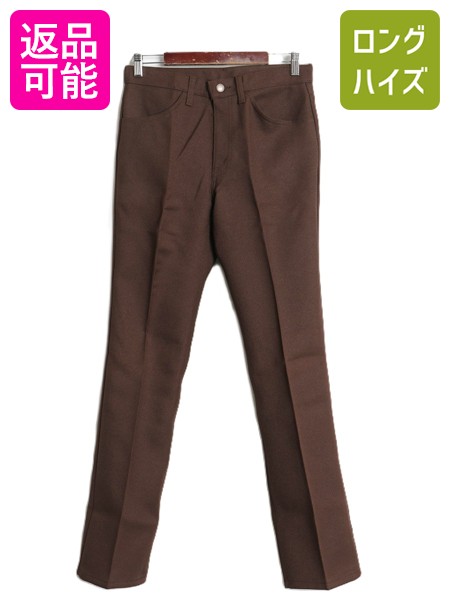 【7/24 400円OFFクーポン&times;P5倍】 デッドストック 90s USA製 リーバイス ポリ フレア パンツ メンズ 31 32 新品 オールド 517 スタプレ ノータック スラックス ブーツカット| 新古品 未使用品 90's 90年代 Levis STA-PREST アメリカ製 USA SCOVILL ボトムス センタープレス｜古着ヴィンテージショップLong his