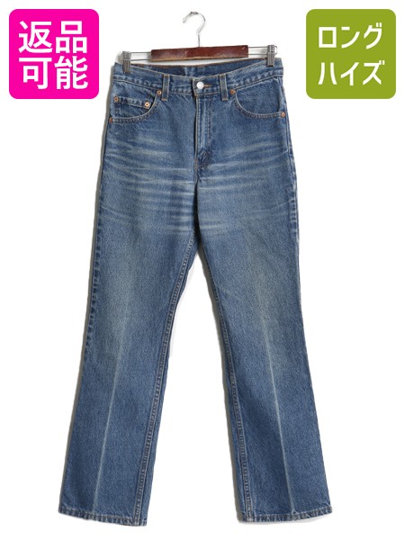 【7/23 400円OFFクーポン&times;ポイント5倍】 90s USA製 リーバイス 517 ブーツカット デニム パンツ 30 31 / オールド ジーンズ ジーパン Gパン フレア ボトムス 赤タブ 鬼 ヒゲ アタリ| 古着 中古 90\'s 90年代 アメリカ製 USA Levis Levi\'s 濃紺 デニムパンツ フレアパンツ フ｜古着ヴィンテージショップLong his