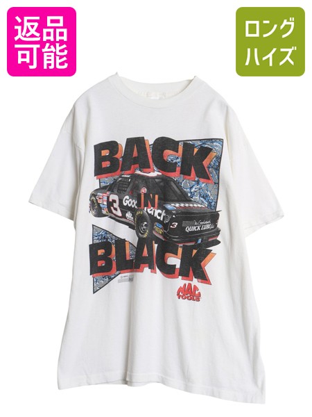 【7/22 400円OFFクーポン×ポイント5倍】 90s USA製 ナスカー イラスト プリント Tシャツ メンズ XL オールド オフィシャル グラフィック モータースポーツ レース 大きいサイズ 白| 古着 中古 90年代 アメリカ製 NASCAR レーシング 企業 シングルステッチ 半袖Tシャツ プリ|古着ヴィンテージショップLong his