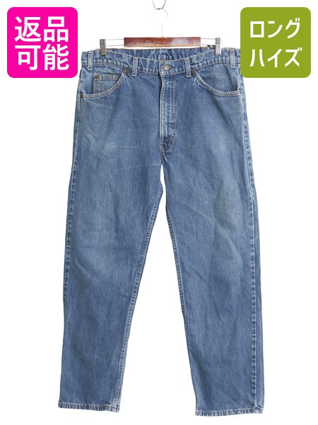 【7/24 400円OFFクーポン×ポイント5倍】 80s USA製 リーバイス 505 デニム パンツ 実寸 36 30 / 古着 ヴィンテージ スリム テーパード ストレート ジーンズ ジーパン オレンジタブ| 中古 80年代 Levis Levi's アメリカ製 米国製 USA ビンテージ ヒゲ アタリ デニムパンツ|古着ヴィンテージショップLong his