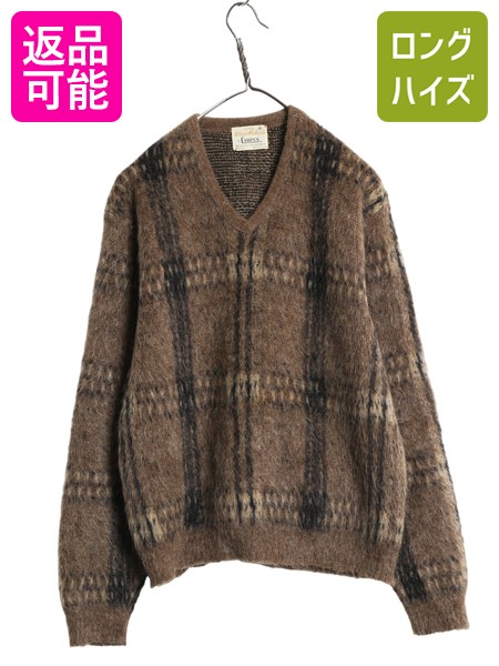 楽天市場】60s ビンテージ 25% モヘア ☆ アーガイル ウール モヘヤ