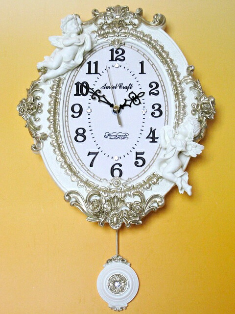 楽天市場】【人気商品】 三体の天使 ブラケット時計 エンジェル ANGEL